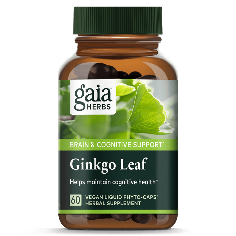 Gaia Herbs - Ginkgo Leaf - 60 Capsules