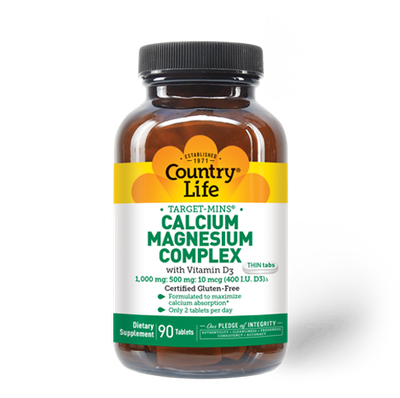 Country Life - Calcium Magnesium Complex - 90 Tablets