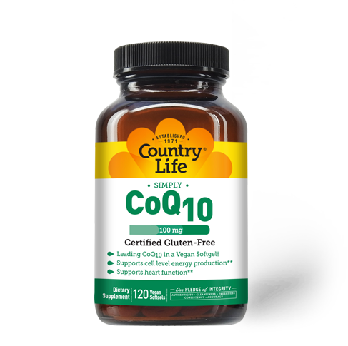 Country Life - Vegan Coq10 100 mg - 120 Softgels