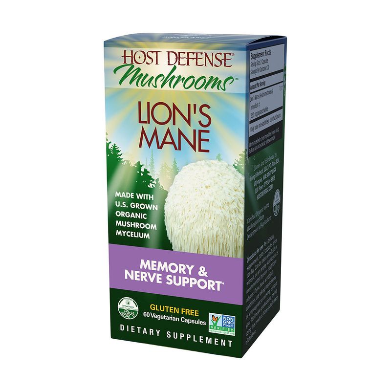 Host Defense - Lions Mane - 60 Veg Capsules