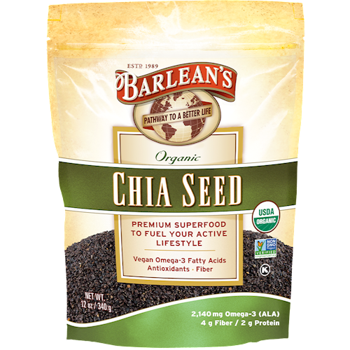 Barleans - Organic Chia Seed - 12 oz