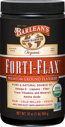 Barleans - Forti-Flax Premium Ground Flaxseed - 16 oz