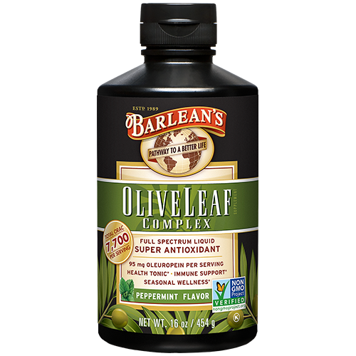 Barleans - Olive Leaf Complex Peppermint - 16 oz