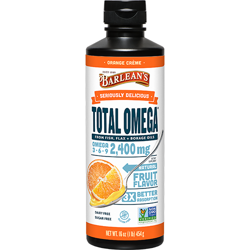 Barleans - Total Omega Swirl Orange - 16 oz