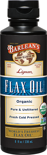 Barleans - Lignan Premium Flax Oil - 8 oz