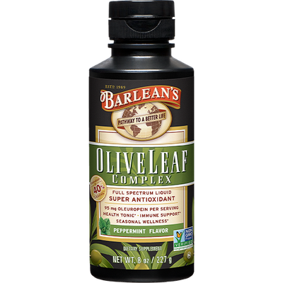 Barleans - Olive Leaf Complex Peppermint - 8 oz