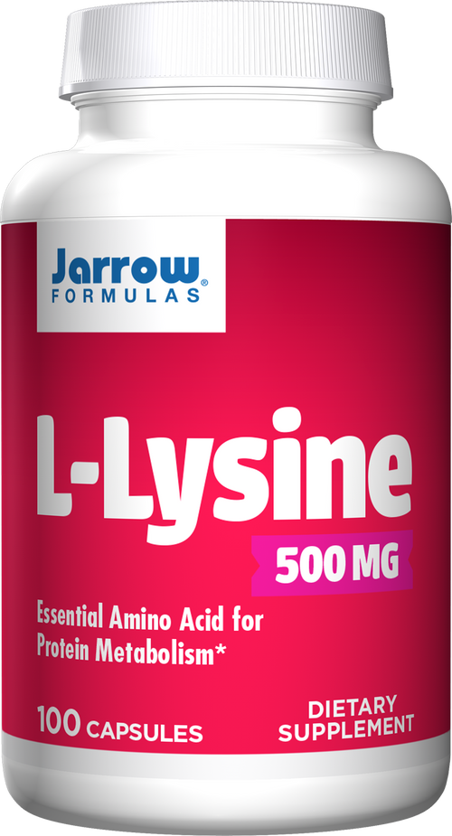 Jarrow - L Lysine 500 mg Capsules - 100 Capsules