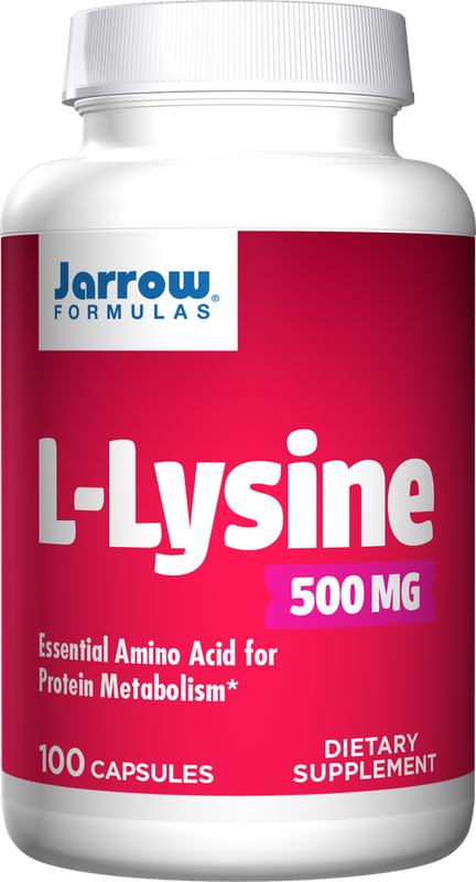 Jarrow - L Lysine 500 mg Capsules - 100 Capsules