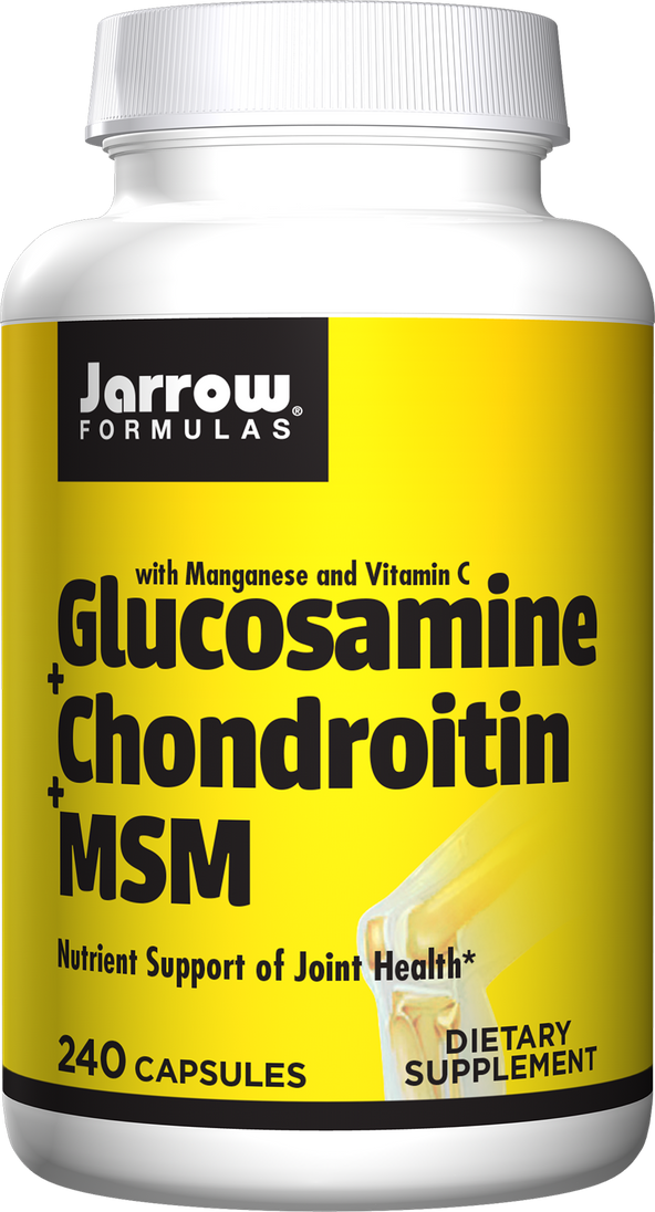 Jarrow - Glucosamine Plus Chondroitin Plus MSM - 240 Capsules