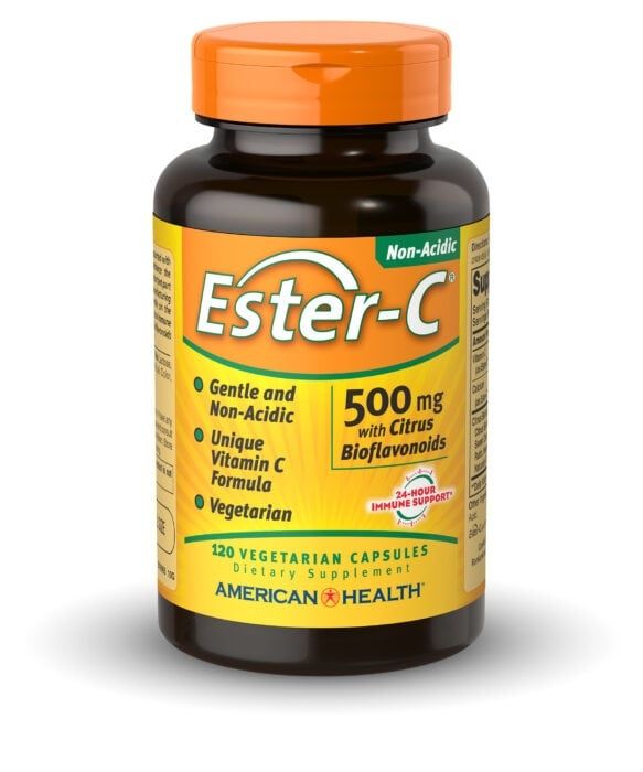 American Health - Ester-C With Citrus Bioflavonoids 500 mg - 120 Vege Capsules