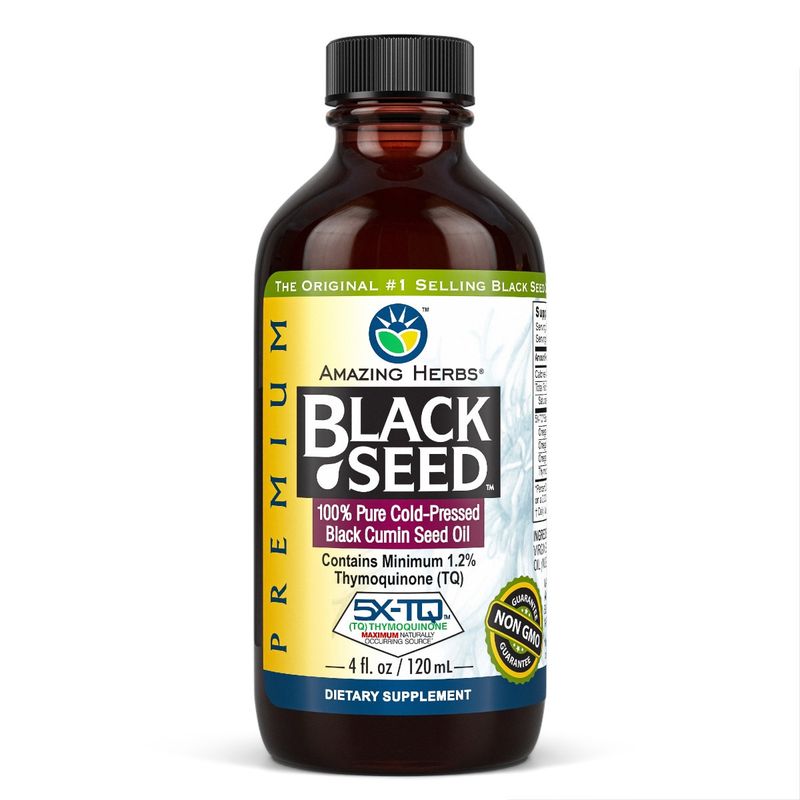 Amazing Herbs - Black Seed Oil - 4 oz