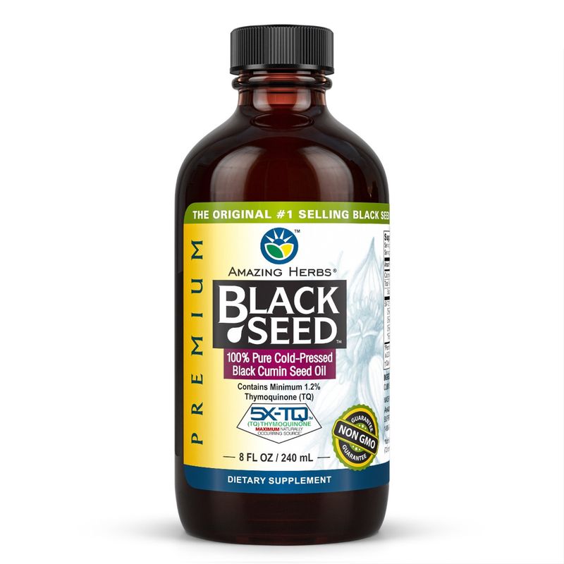 Amazing Herbs - Black Seed Oil - 8 oz
