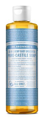 Dr Bronners - Organic Castile Liquid Soap Babymild - 8 oz