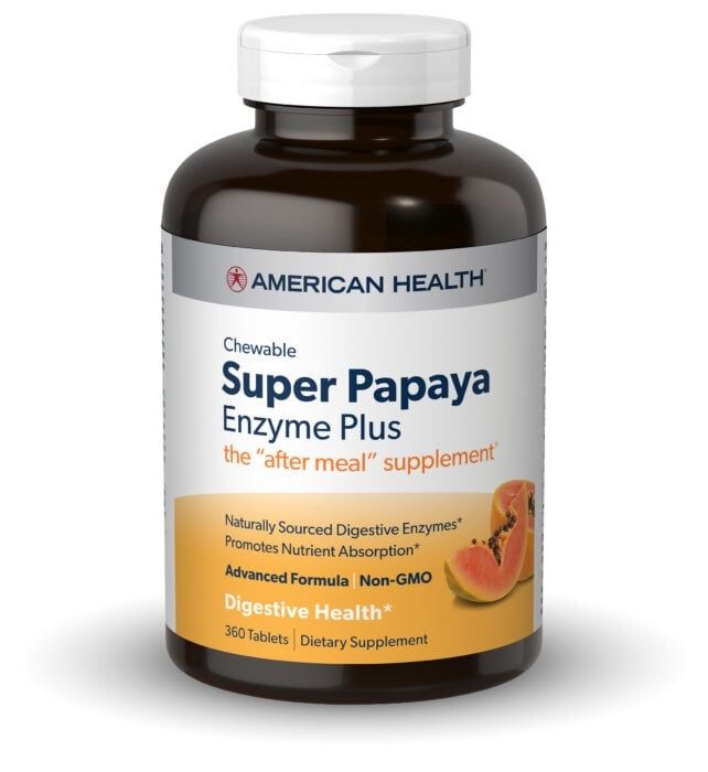 American Health - Super Papaya Enzyme Plus Chewable Tablets - 360 Tablets