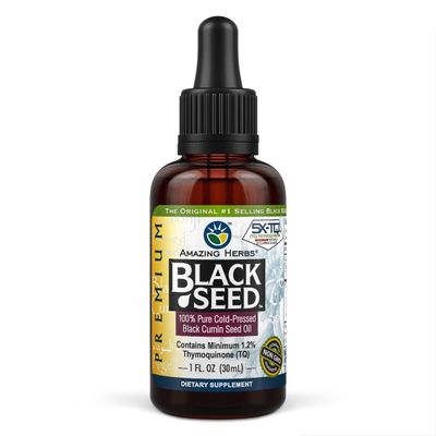 Amazing Herbs - Premium Black Seed Oil - 1 oz