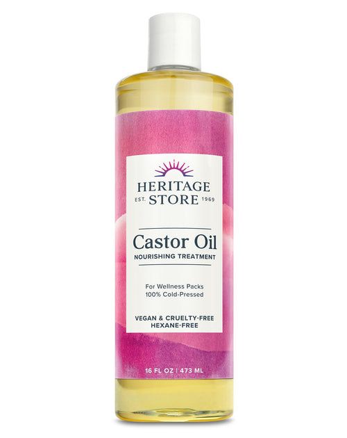 Heritage Store - Castor Oil Hexane Free - 16 oz