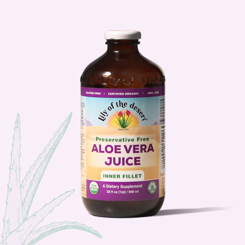 Lily Of The Desert - Aloe Vera Juice Inner Fillet Preservative Free - 32 oz