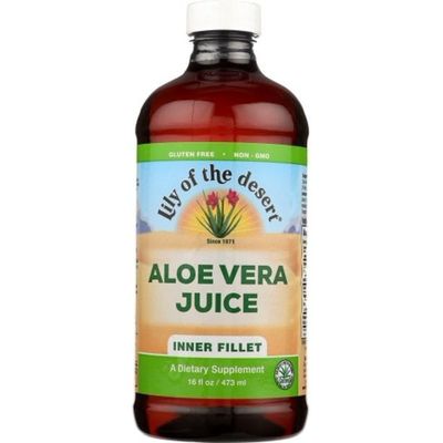 Lily Of The Desert - Aloe Vera Juice Inner Fillet Preservative Free - 16 oz