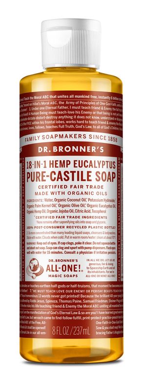 Dr Bronners - Organic Castile Liquid Soap Eucalyptus - 8 oz