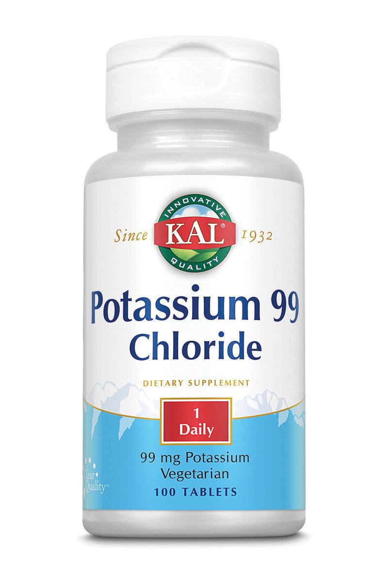 Kal - Potassium 99 Chloride - 100 Capsules