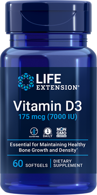 Life Extension - Vitamin D3 7000 IU - 60 Softgels
