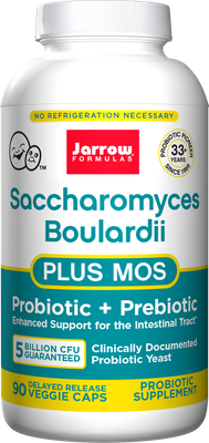 Jarrow - Saccharomyces Boulardii + Mos - 90 Veg Capsules
