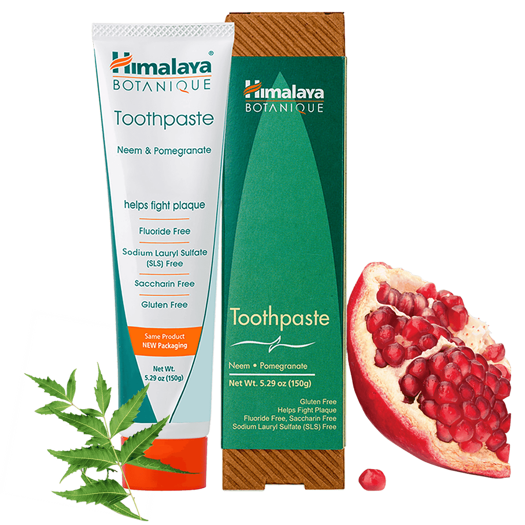 Himalaya - Botanique Toothpaste Neem Pomegranate Fluoride Free - 150 grams