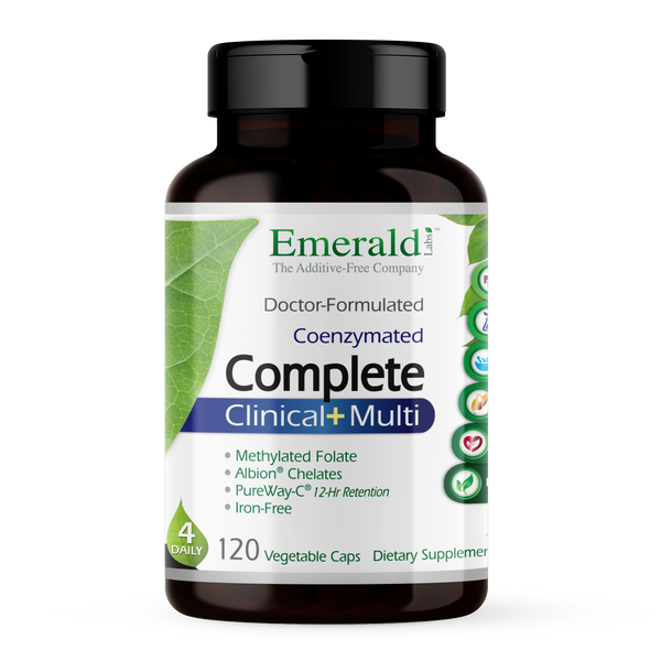 Emerald Labs - Complete Premium Multivitamin 4 Daily - 120 Veg Capsules