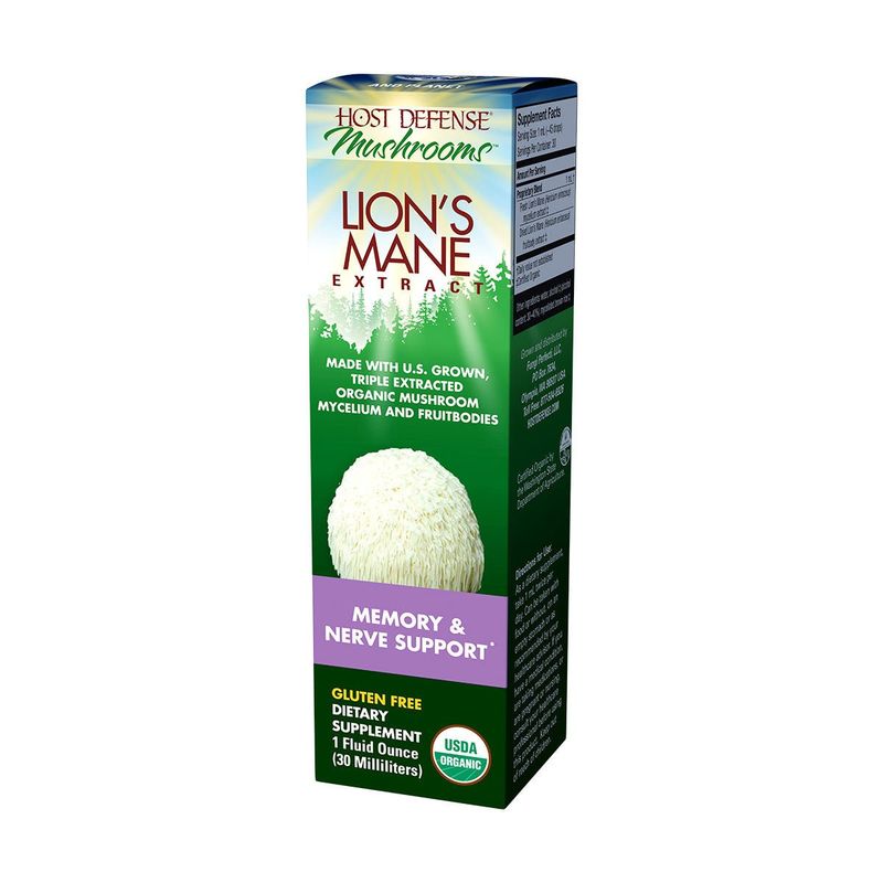 Host Defense - Lions Mane Extract - 1 fl oz