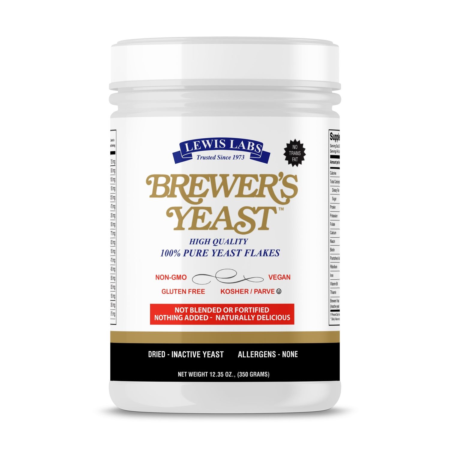 Lewis Labs - Brewers Yeast Flakes - 12.35 oz