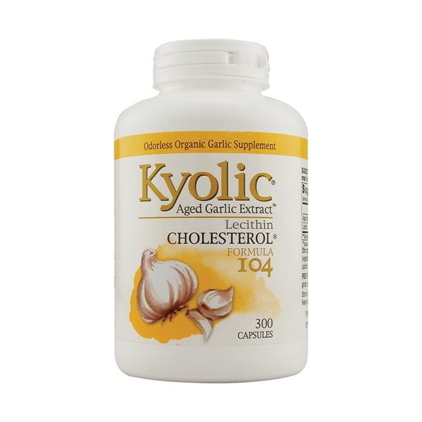 Kyolic - Aged Garlic Extract W/ Lecithin Formula 104 - 100 Capsules
