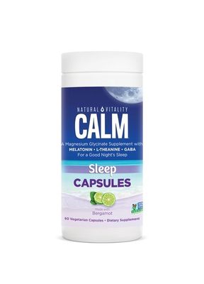 Natural Vitality - Calm Sleep Capsules - 60 Veg Capsules Natural Vitality - Calm Sleep Capsules - 60 Veg Capsules