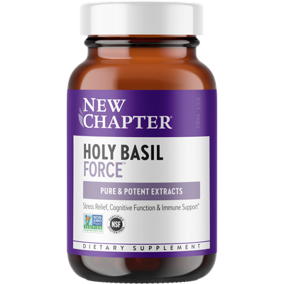 New Chapter - Holy Basil Force - 30 Veg Capsules