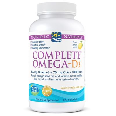 Nordic Naturals - Complete Omega-D Lemon - 120 Count