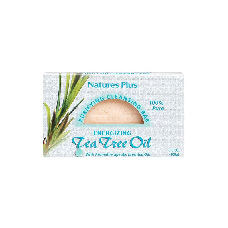Natures Plus - Tea Tree Anti-Bacterial Bar Soap - 3.5 oz