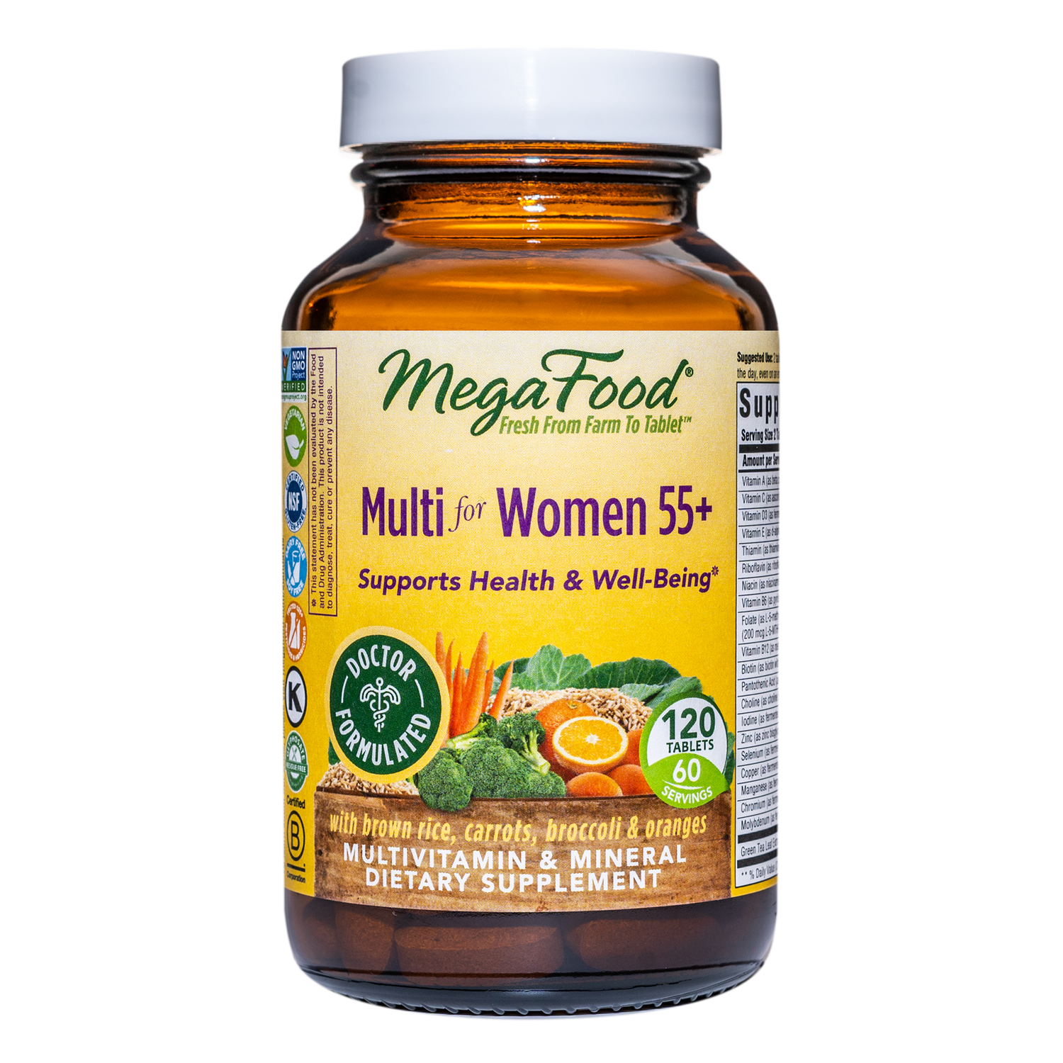 Megafood - Multi For Women 55+ - 120 Tablets