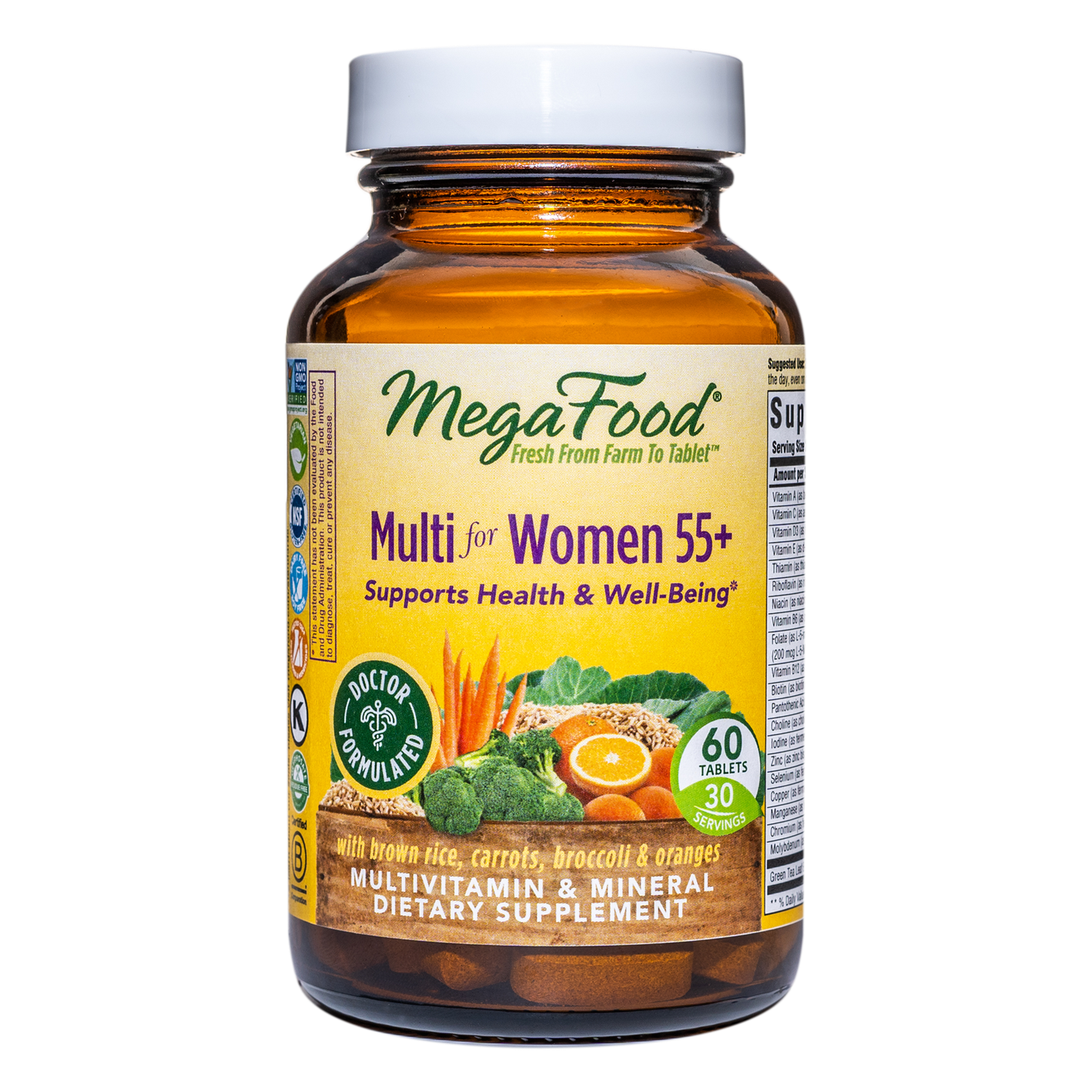 Megafood - Multi For Women Over 55+ - 60 Tablets