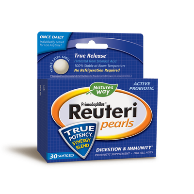 Natures Way - Primadophilus Reuteri Pearls - 60 Capsules