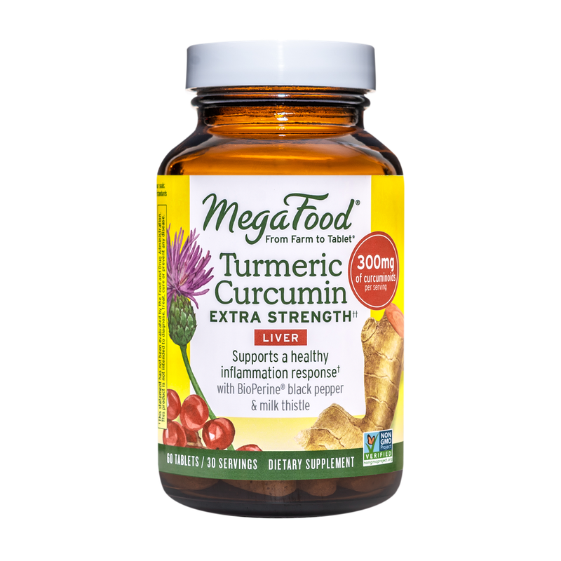 Megafood - Turmeric Strength For Liver - 60 Tablets