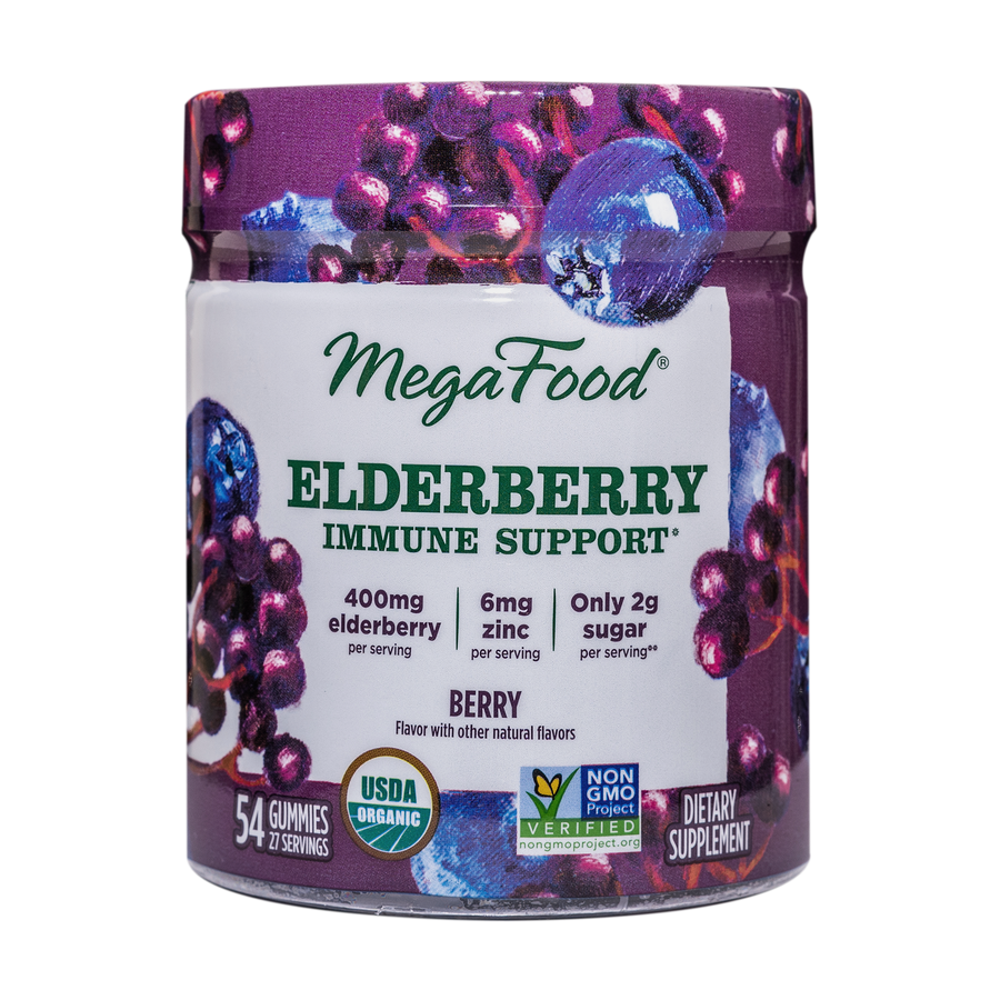 Megafood - Elderberry Gummy - 54 Gummies