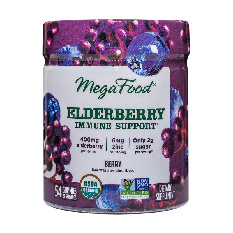 Megafood - Elderberry Gummy - 54 Gummies