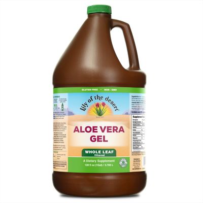 Lily Of The Desert - Aloe Vera Gel - Whole Leaf - Filtered - 128 oz
