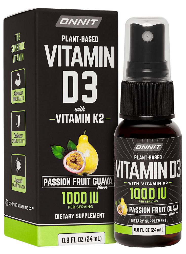 Onnit - Vegan Vitamin D3 Spray With K2 1000 IU Passion Fruit Guava - 0.8 oz