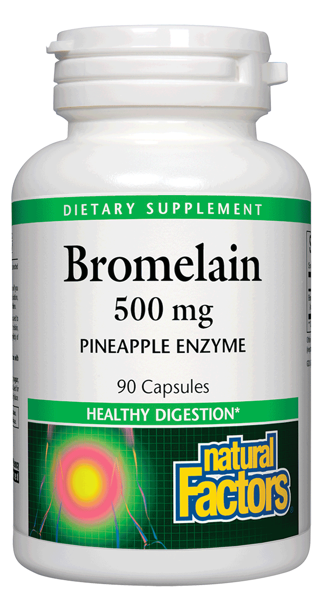 Natural Factors - Bromelain 500 mg - 90 Capsules