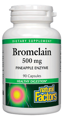 Natural Factors - Bromelain 500 mg - 90 Capsules