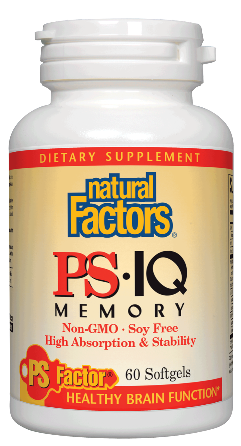 Natural Factors - PS IQ 25 mg - 60 Softgels