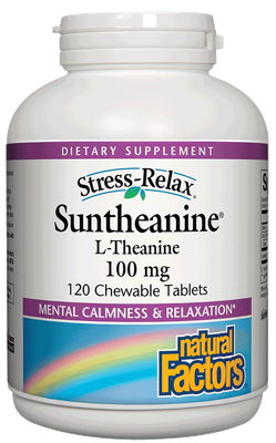 Natural Factors - Stress-Relax Suntheanine L-Theanine Chewables - 120 Tablets