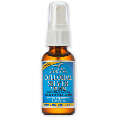 Natural Path Silver Wings - Herbal Throat Spray - 1 oz