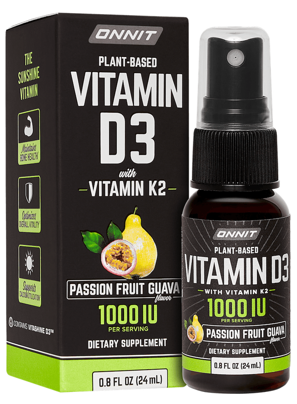 Onnit - Vegan Vitamin D3 Spray With K2 1000 IU Passion Fruit Guava - 0.8 oz
