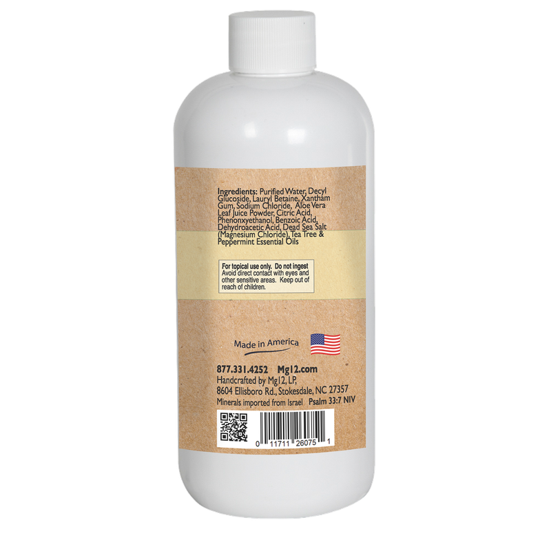 Mg12 - Dead Sea Nourishing Shampoo - 16 oz